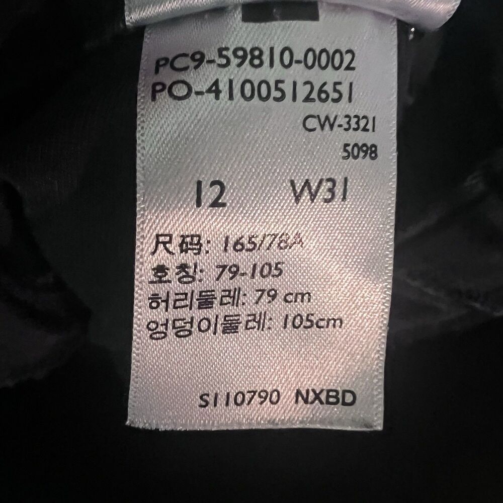 Denizen By Levi's Ultra High Rise Super Skinny Black Denim Jeans Women's 12 - Picture 10 of 11